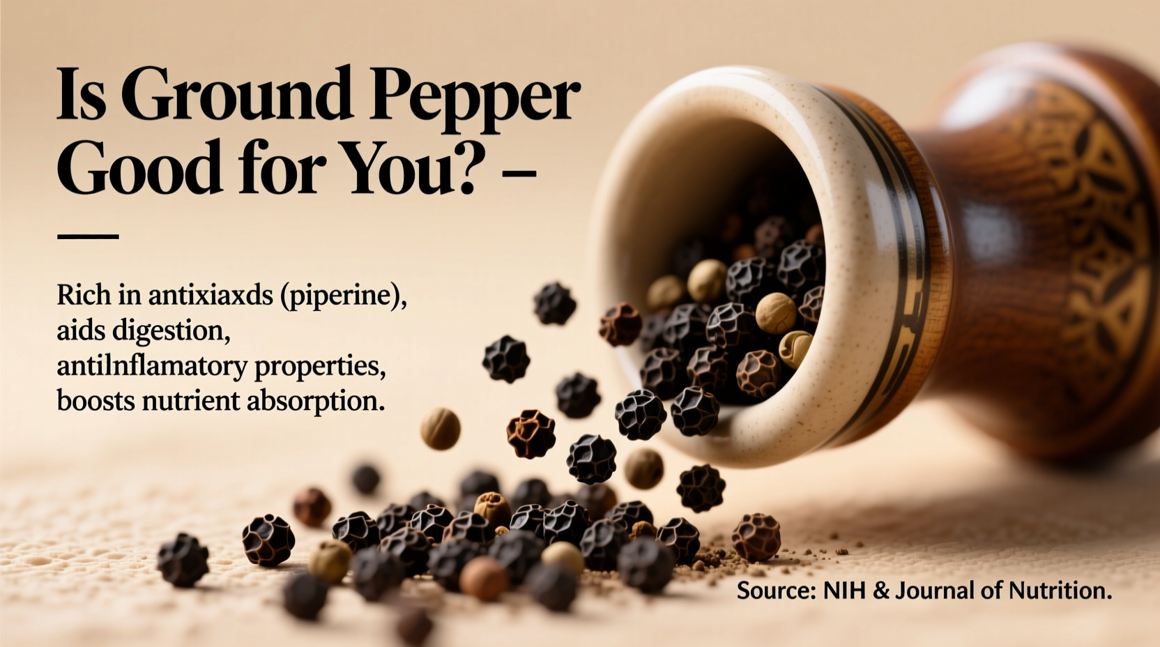 Ground Pepper Benefits: Science-Backed Health Facts