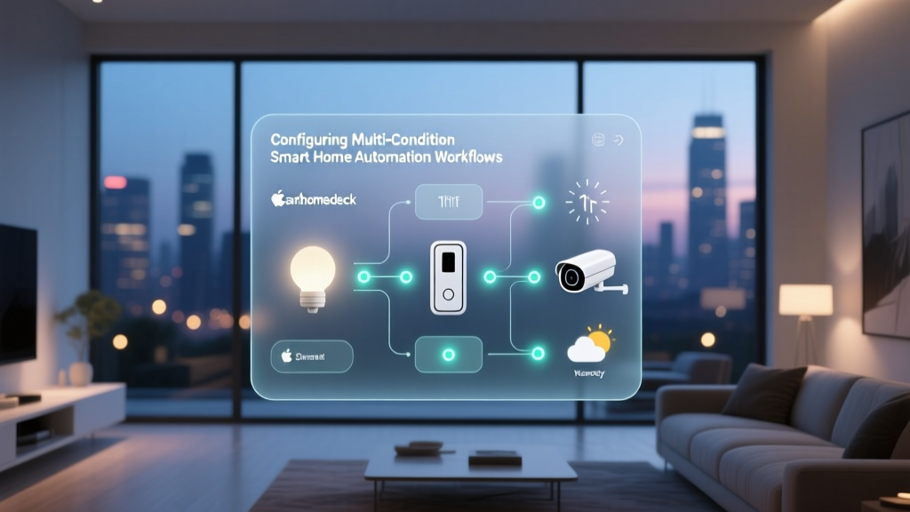 Configuring Multi-Condition Smart Home Automation Workflows