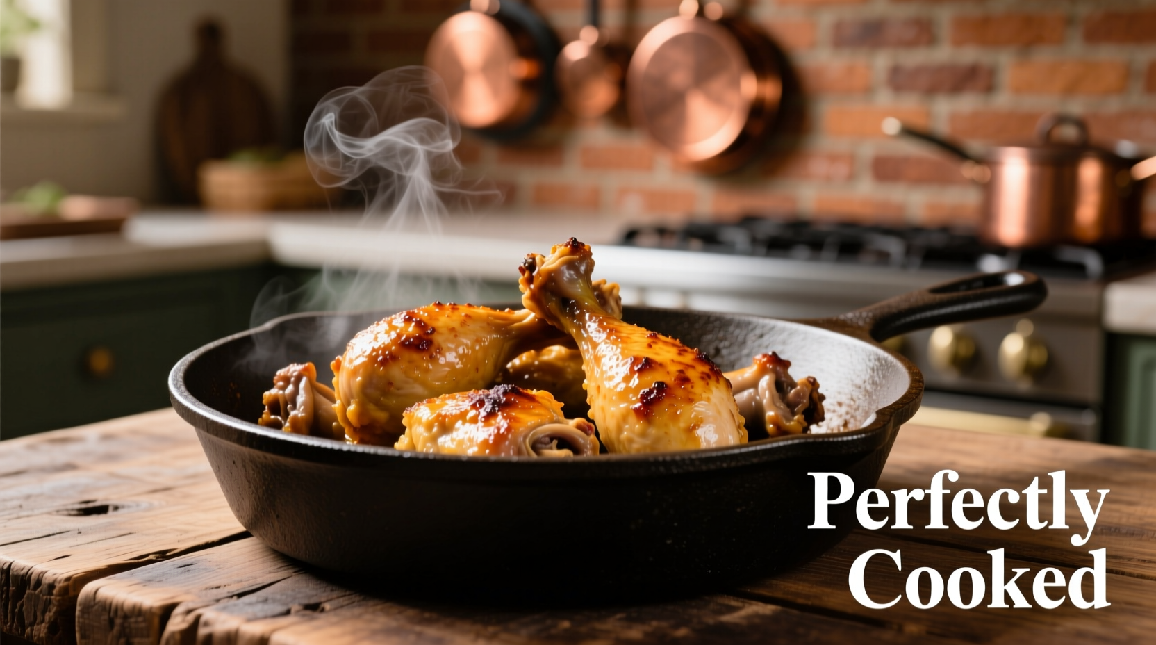 Perfectly cooked tender chicken gizzards in cast iron skillet