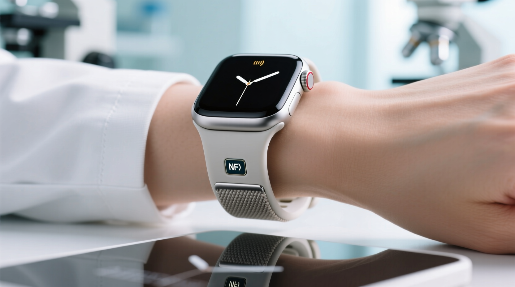 how to clean a smartwatch band with nfc chip safely