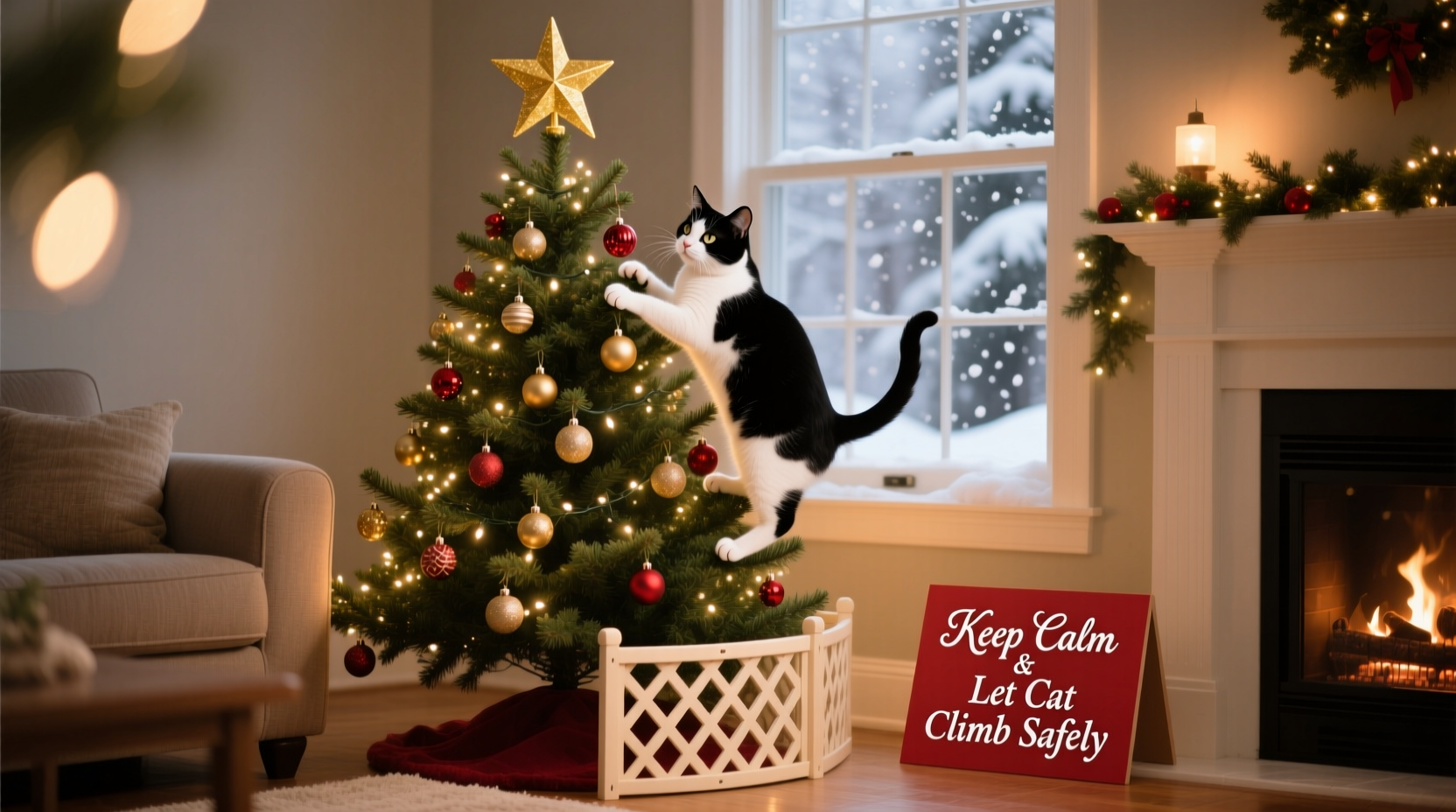 why does my cat climb the christmas tree solutions that actually work