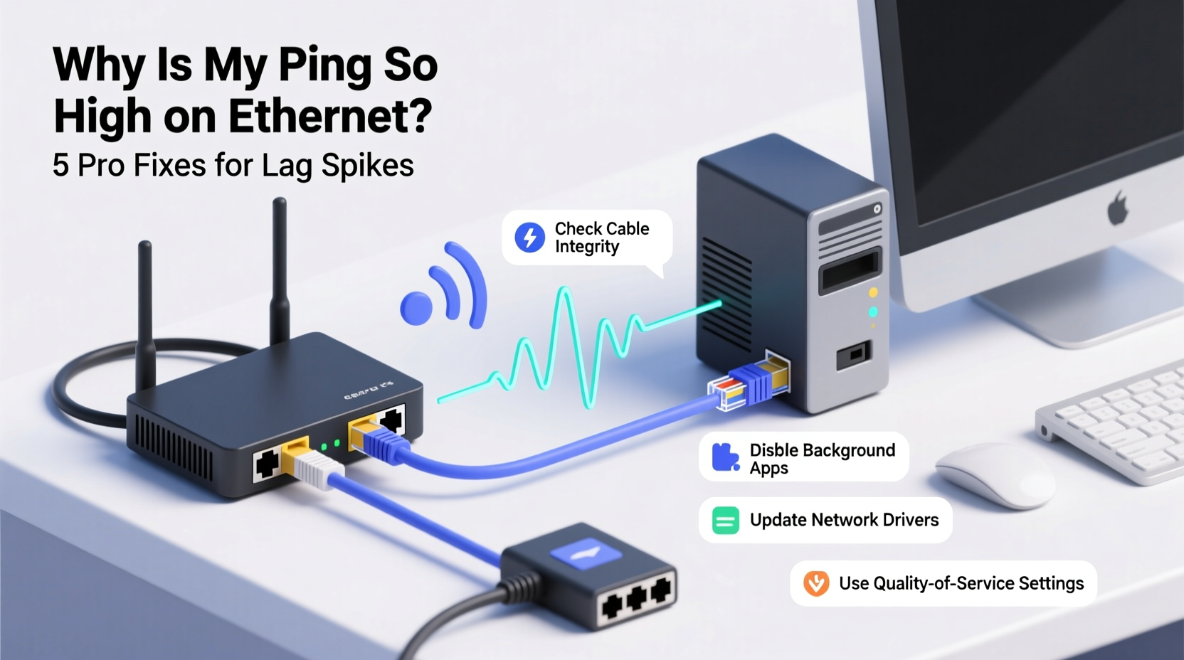 why is my ping so high on ethernet fixes for lag spikes