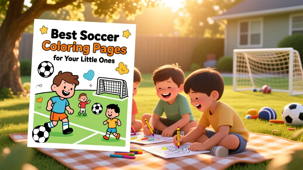 Best Soccer Coloring Pages for Your Little Ones: Creative Play That Builds Focus, Motor Skills, and Team Spirit