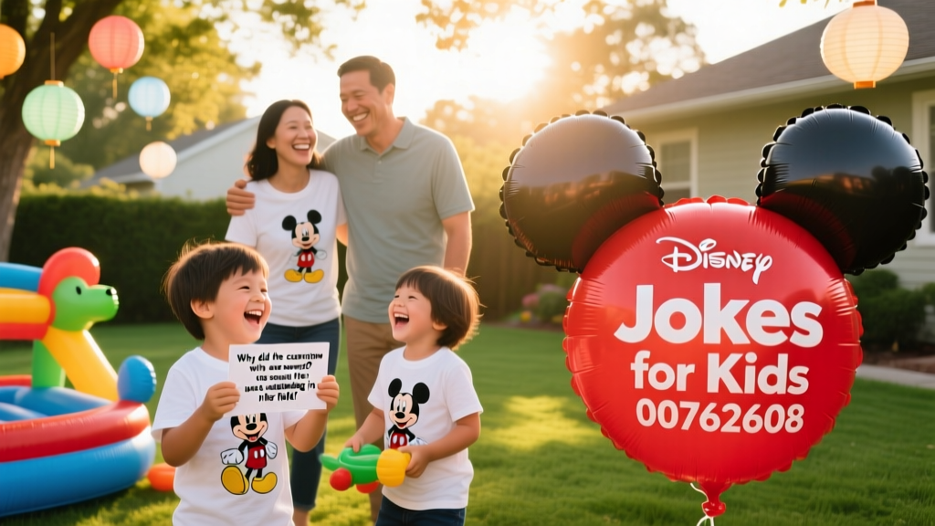 Disney Jokes for Kids: Laughter, Learning, and Emotional Resilience Through Playful Storytelling