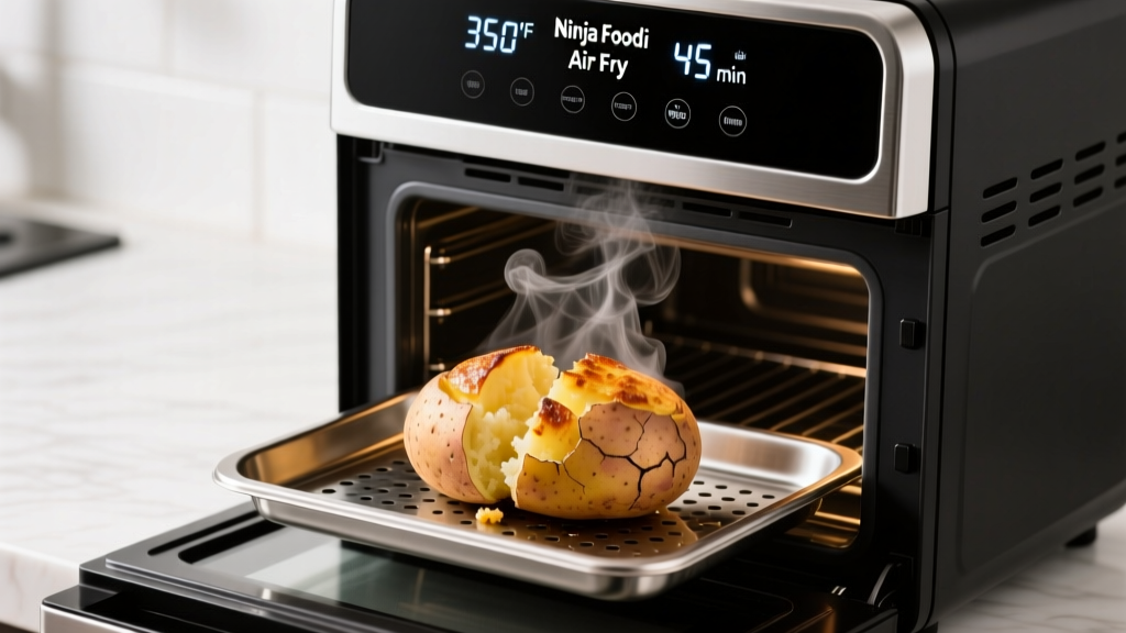 How to Bake a Potato in Ninja Foodi Air Fry Oven