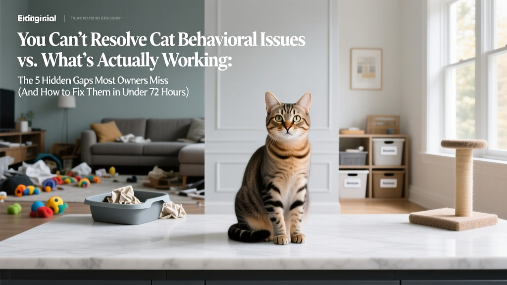 Can't Resolve Cat Behavioral Issues? Here’s Why