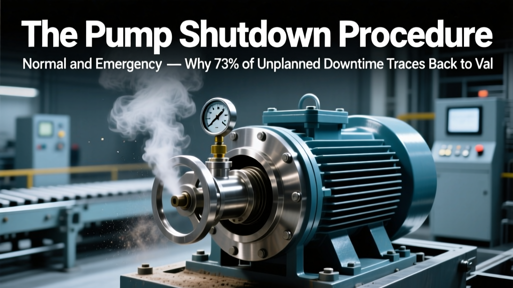 Pump Shutdown Procedure: Fix Valve Sequencing Errors