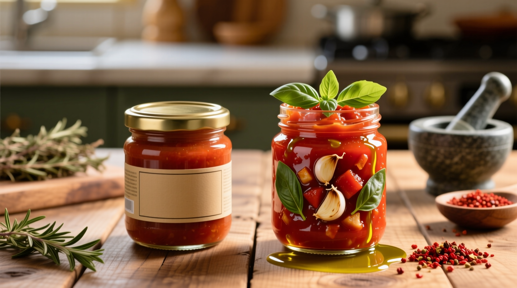 how to upgrade jarred tomato sauce
