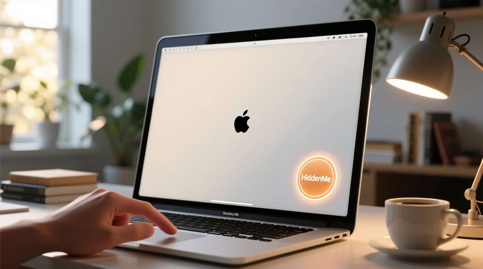 hiddenme hides all your mac desktop icons in one click