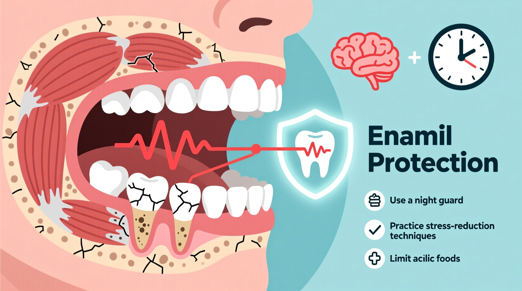 is teeth grinding linked to stress and what can you do to protect your enamel