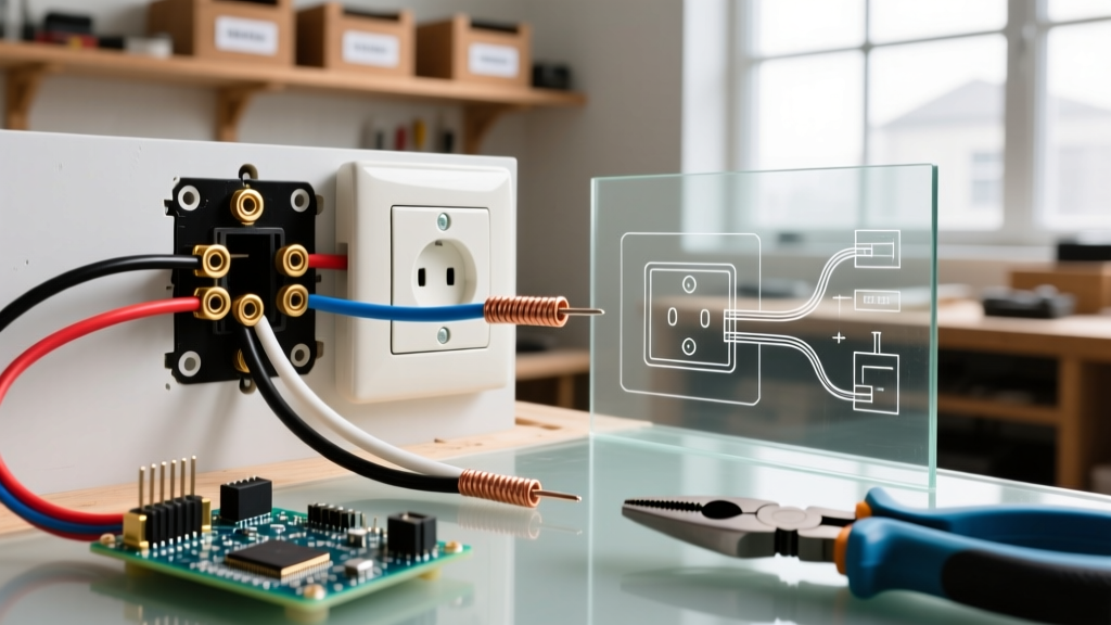 Step-by-Step Wiring Diagram for Light Switch and Outlet with 3 Wires