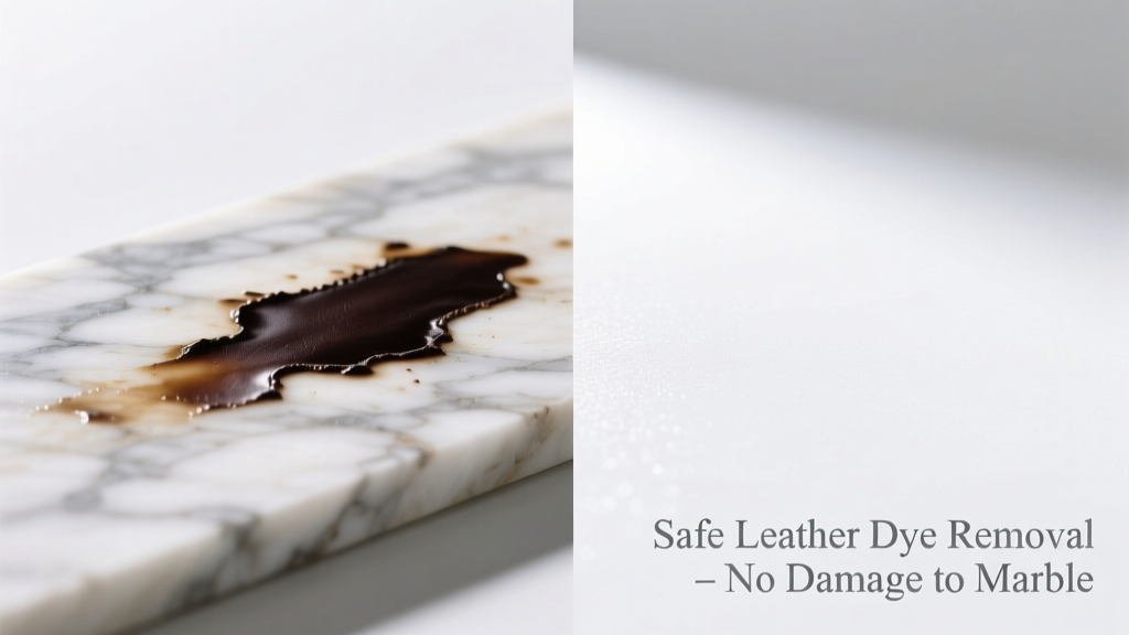 How to Remove Leather Dye from Marble Safely