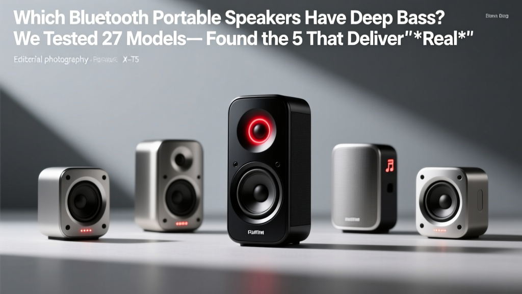 Best Bass-Heavy Bluetooth Speakers (2026)