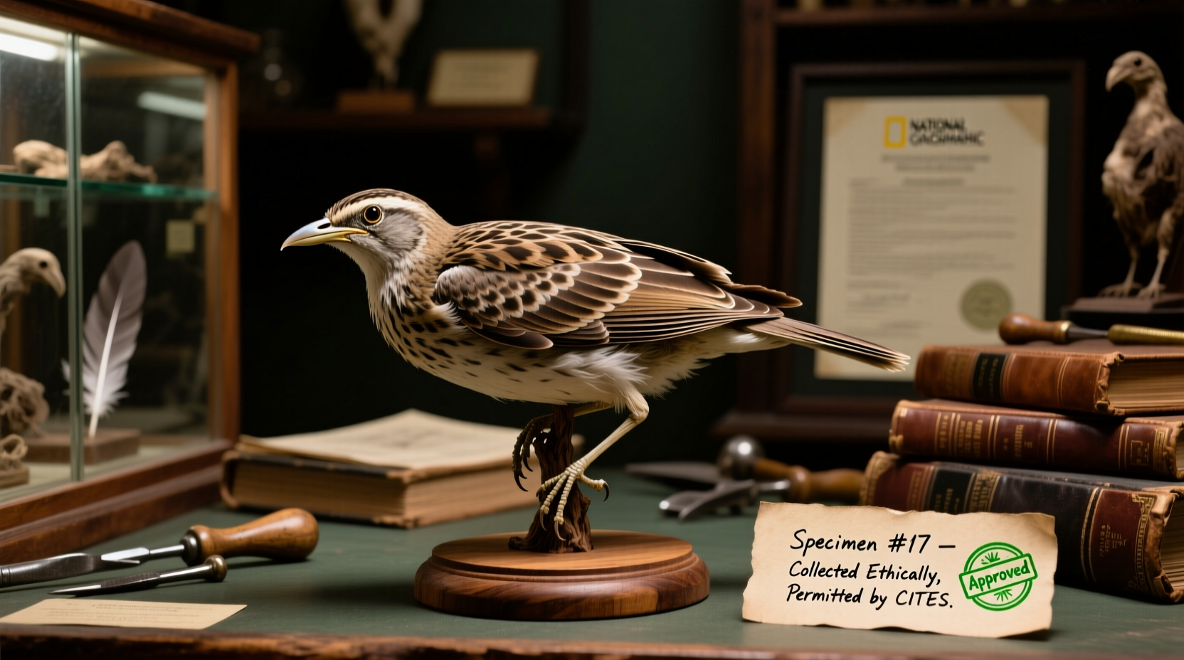 how to preserve a dead bird