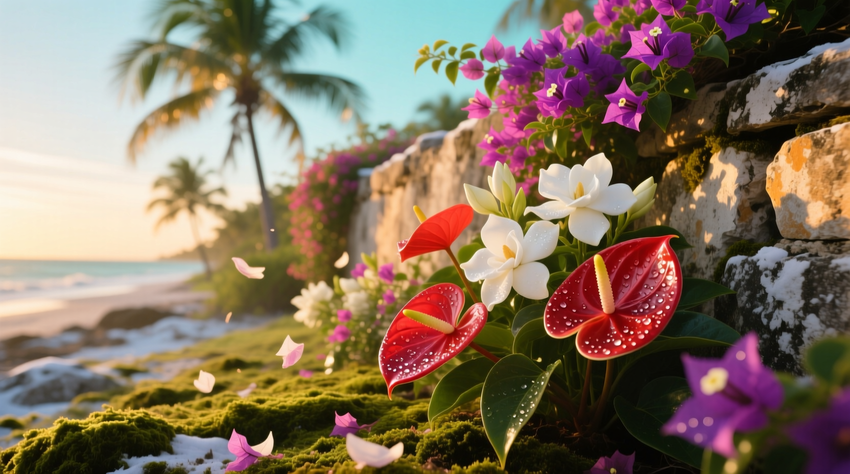 what flowers bloom in winter in florida