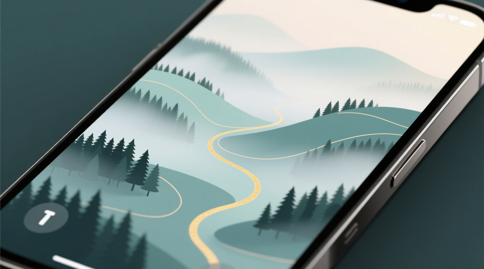 make a map for your phones lock screen