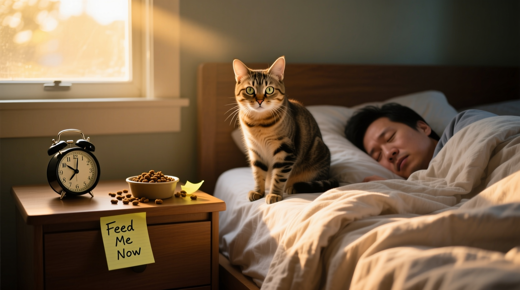 Picture of Why Does My Cat Wake Me Up At 5am Every Day And How To Stop It