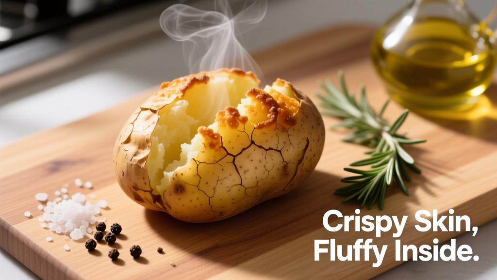Air Fryer Baked Potato: Crispy Skin, Fluffy Inside
