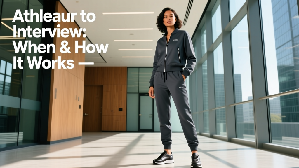 Athleisure to Interview: When & How It Works