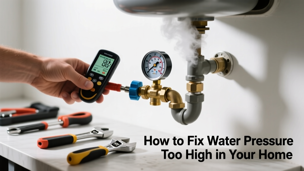 How to Fix Water Pressure Too High in Your Home