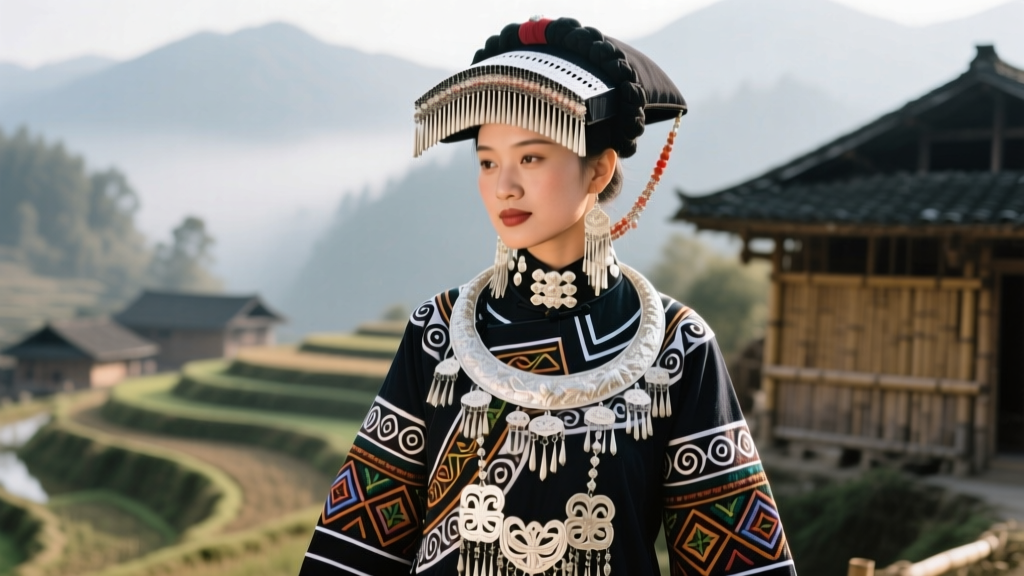 Guizhou Miao Traditional Dress: Batik, Embroidery & Silver