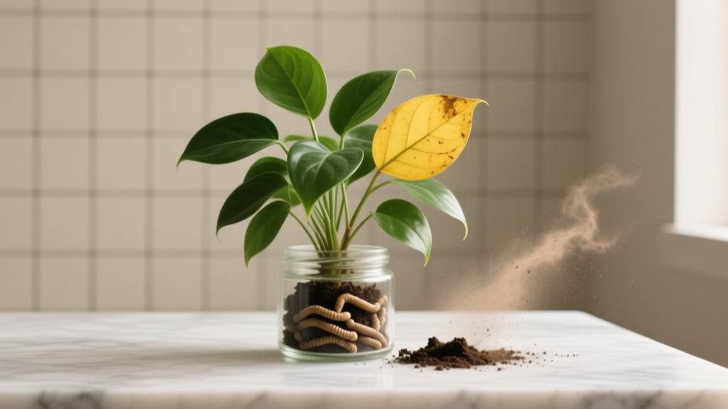 Worm Castings for Yellow Indoor Plant Leaves?