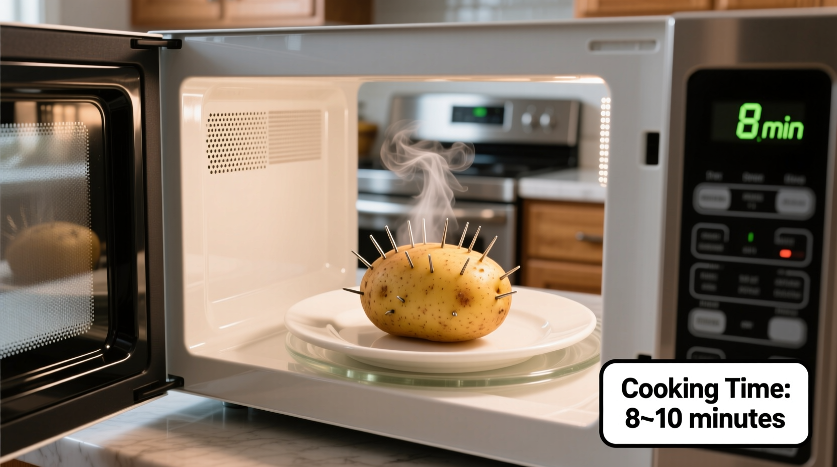 how to cook potatoes in microwave oven