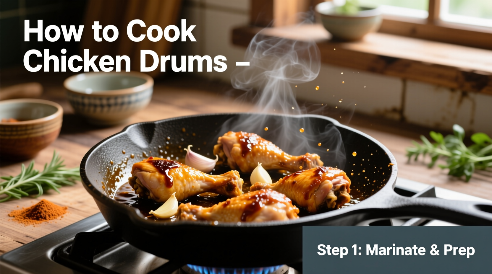how to cook chicken drums