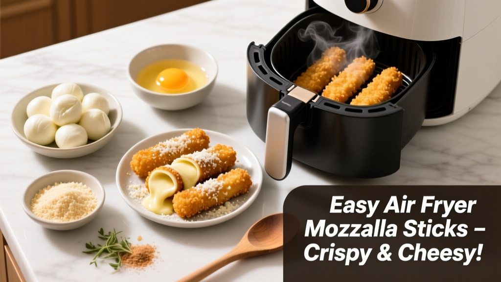Best Easy Mozzarella Sticks Recipe for Air Fryer