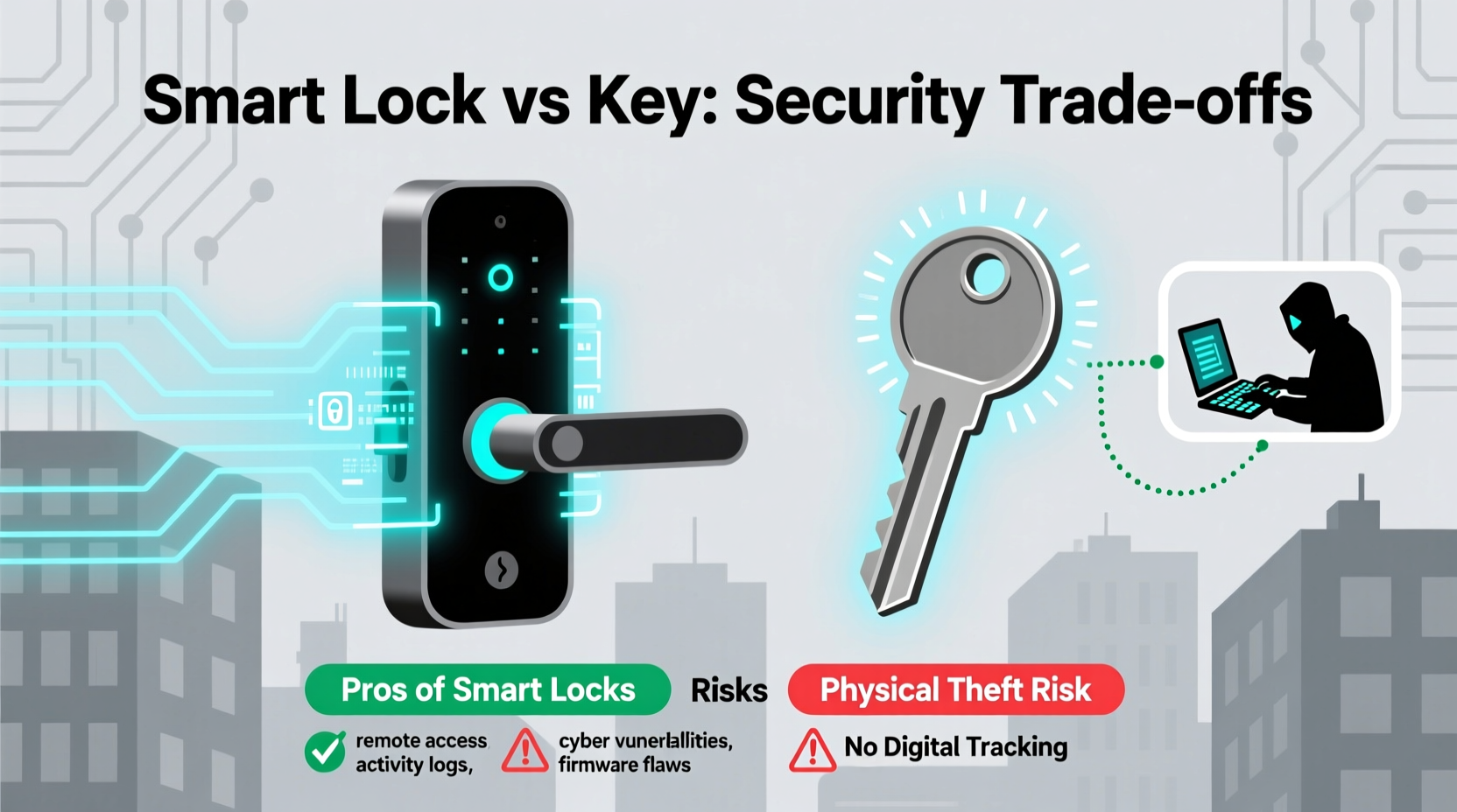 is a smart lock safer than a key or new target for hackers