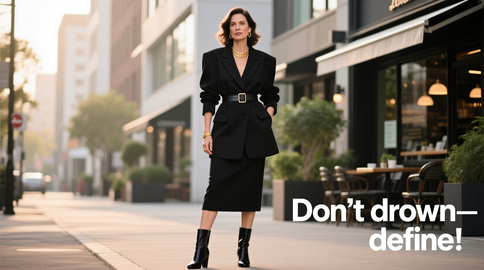 how to wear oversized blazers without drowning your frame this season