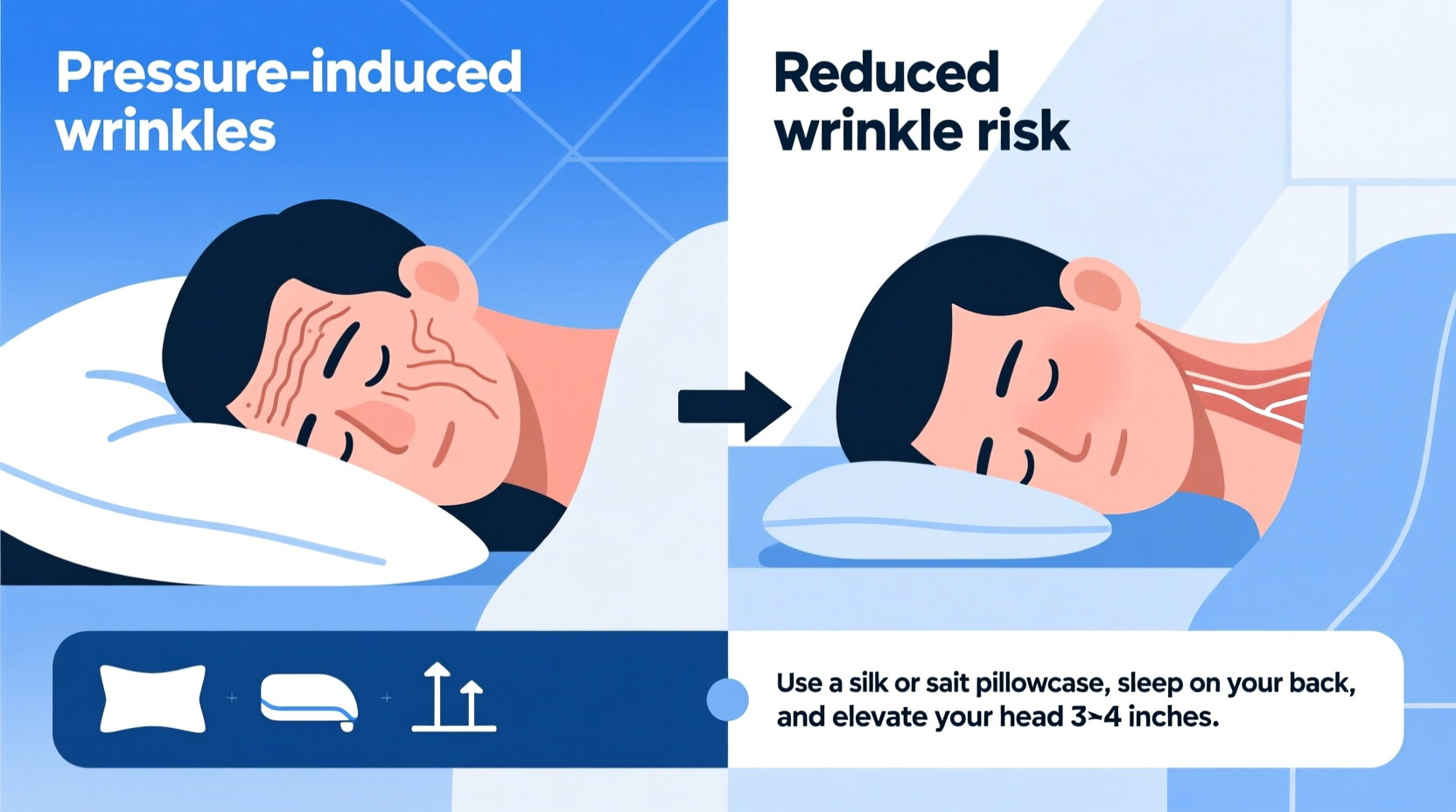can your sleep position really cause wrinkles and what to do about it