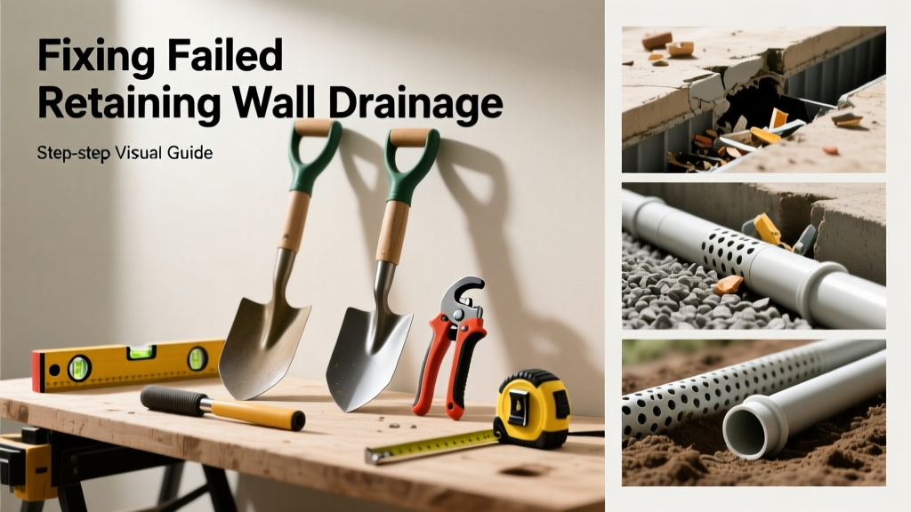 Fixing Failed Retaining Wall Drainage: A Step-by-Step Repair Guide