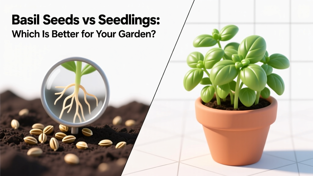 Basil Seeds vs Seedlings: Which Is Better for Your Garden?