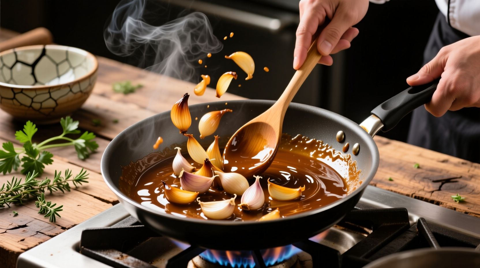 make the perfect pan sauce by maximizing saute stickine