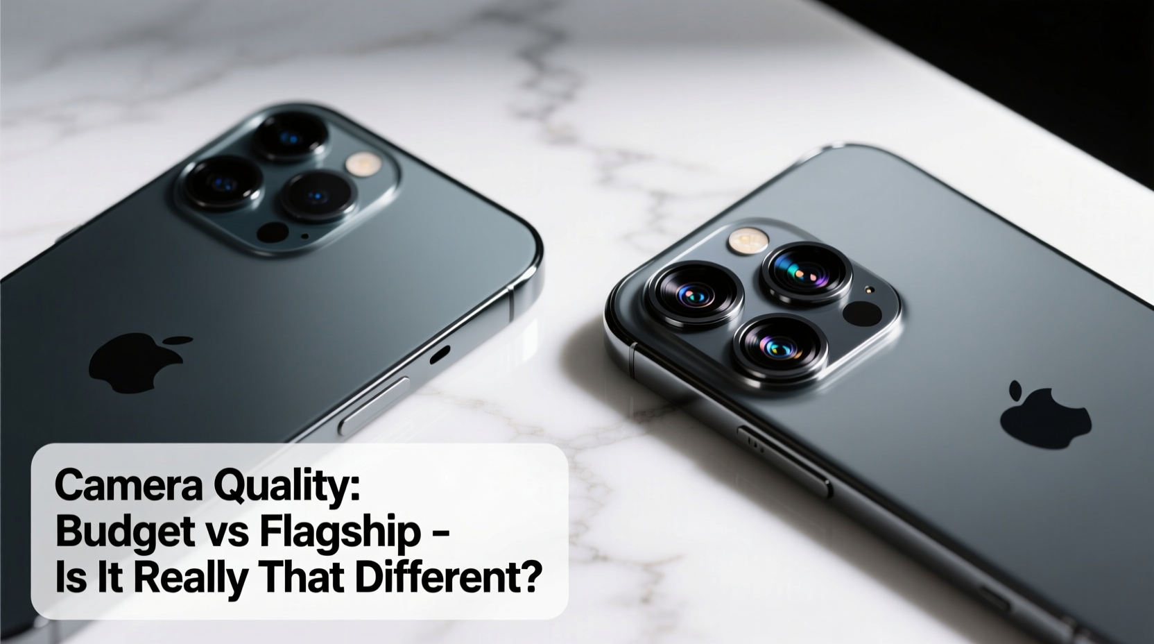 budget smartphone vs flagship is camera quality really that different