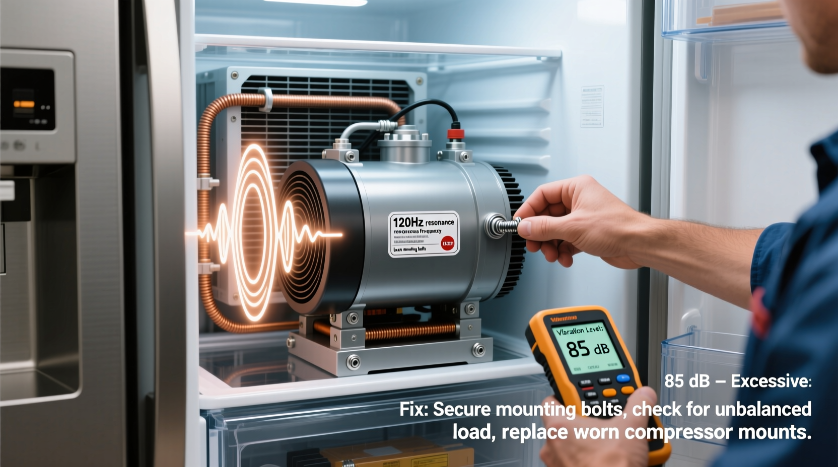 why is my fridge making a loud humming noise what it means and how to fix it