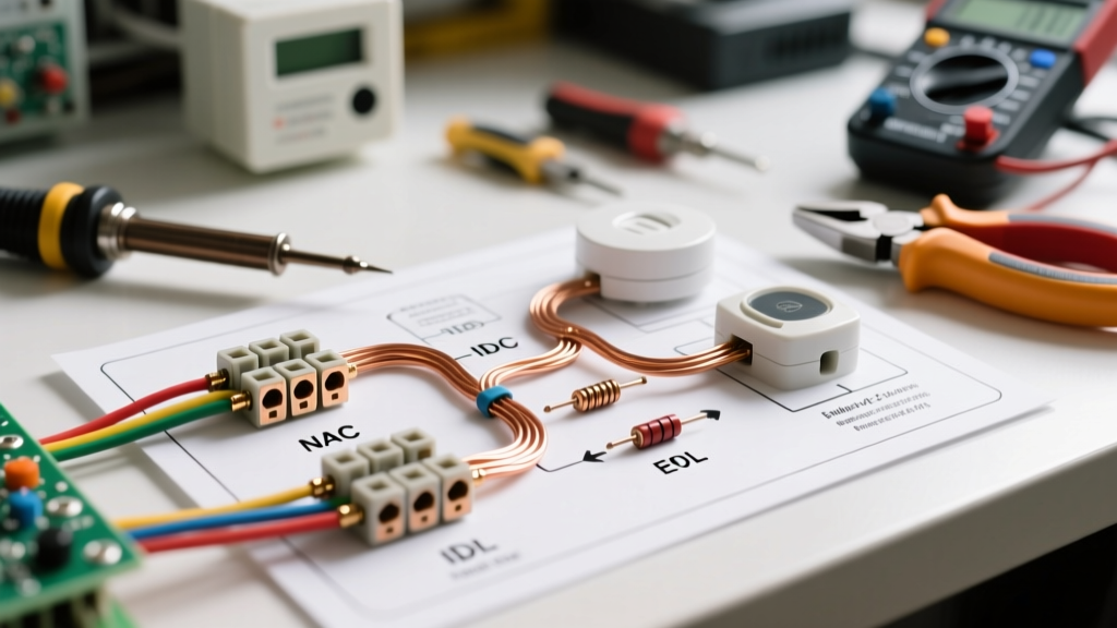 Step-by-Step Wiring Diagram for Conventional Fire Alarm System