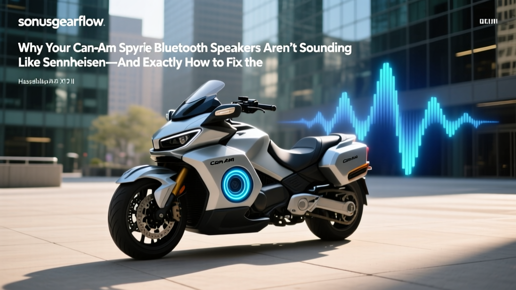 Can-Am Spyder Bluetooth Speakers: Sennheiser Setup Guide