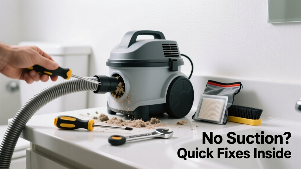 Central Vacuum No Suction in Bathroom: Quick Fixes