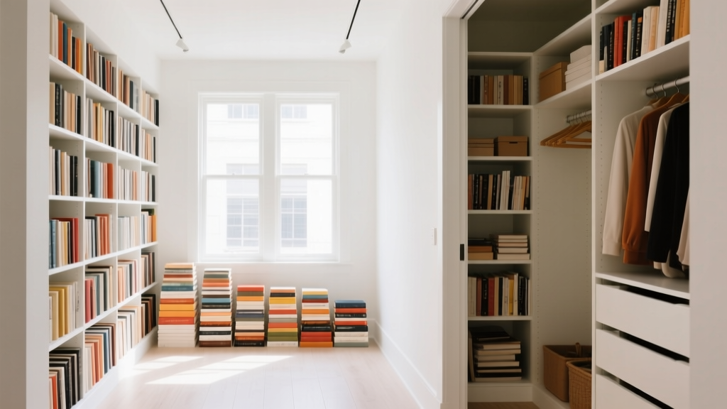 Decluttering a Home Library With Over 1,200 Books and Zer...