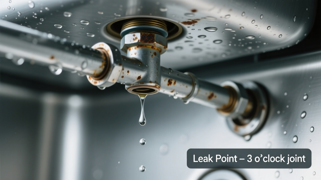 Sink Leaking Underneath Making Clicking Sound: Quick Diagnosis