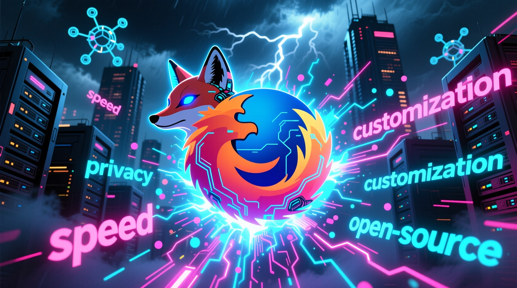 power up firefox with keywords