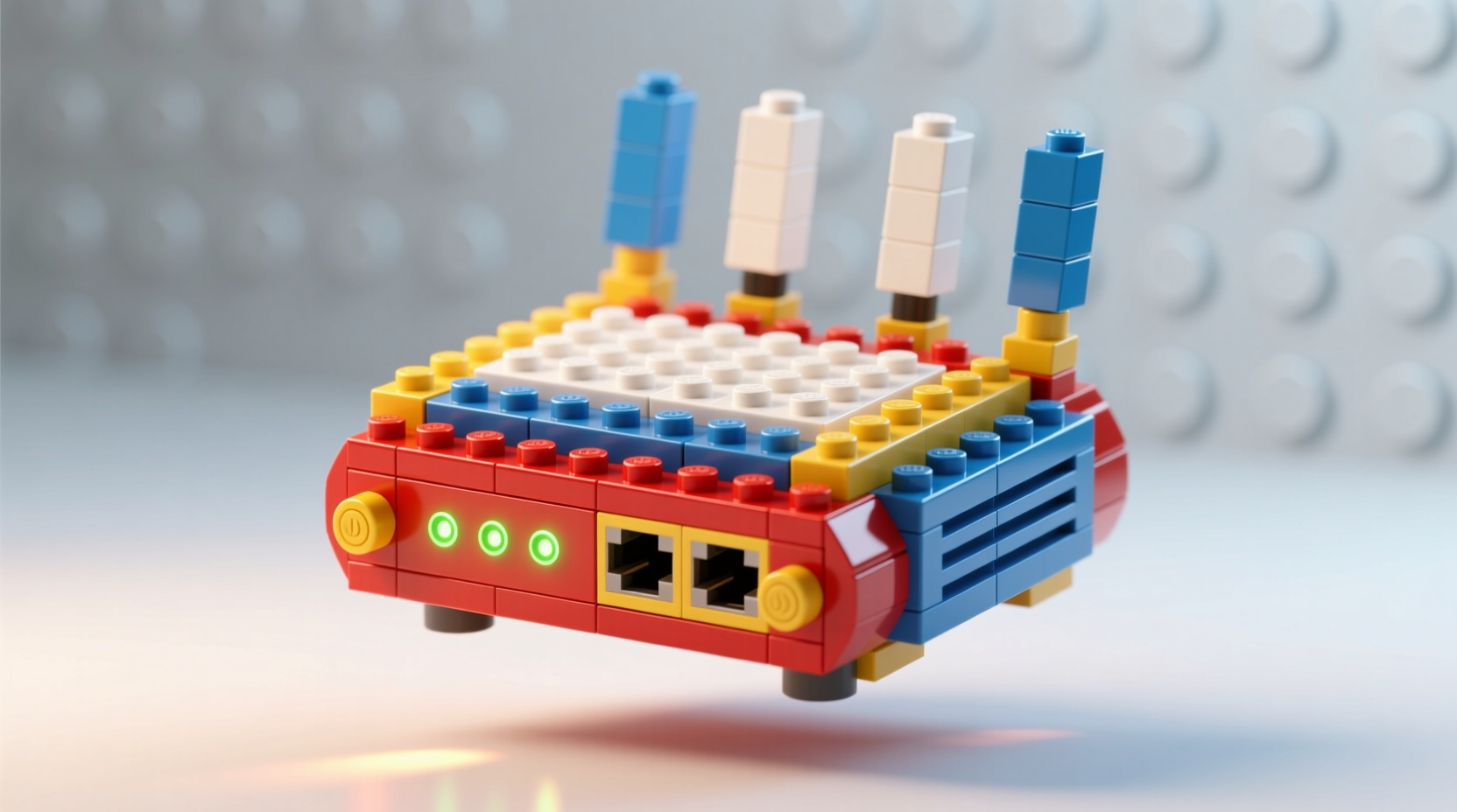 build a lego router