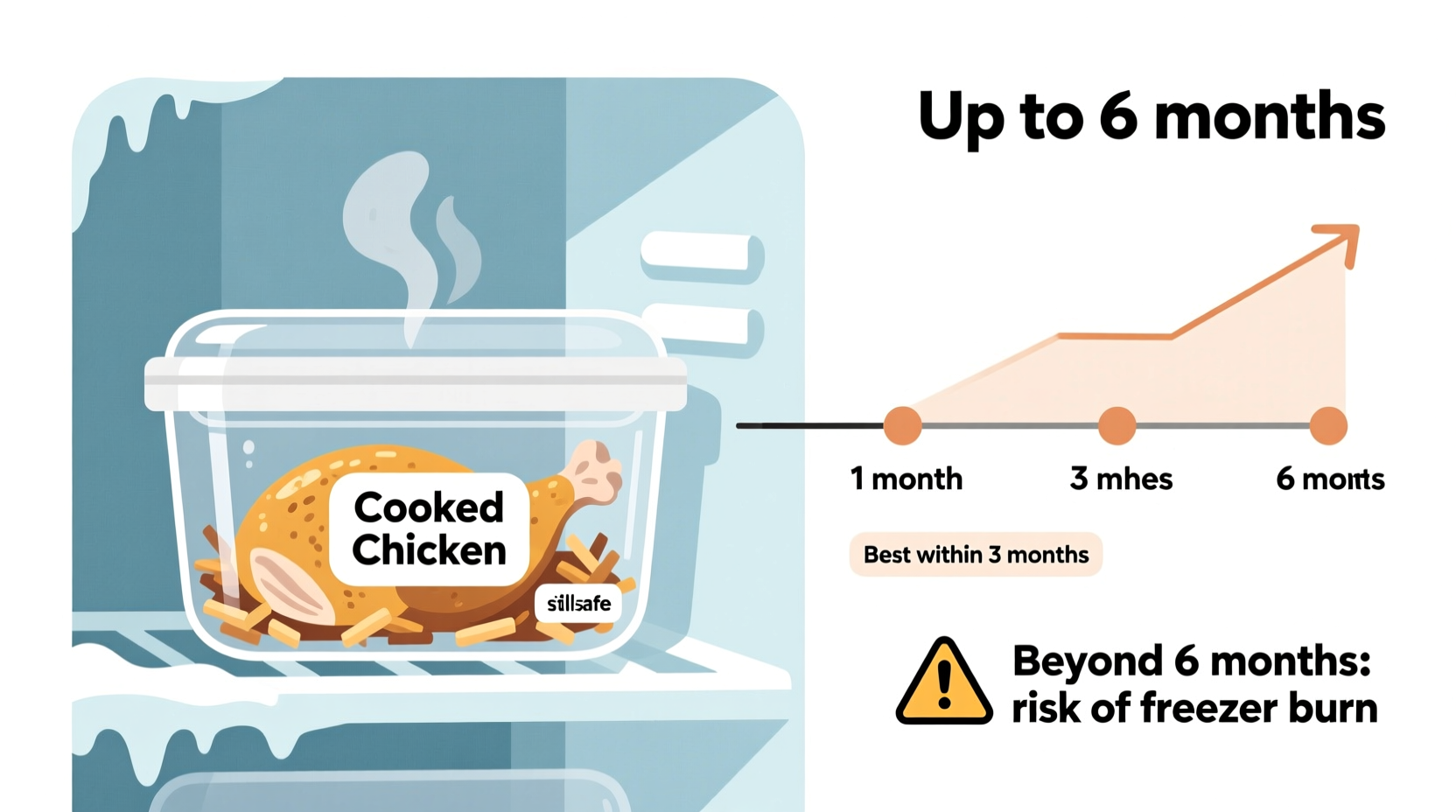 Cooked Chicken Freezer Life: Safe Storage Time Explained