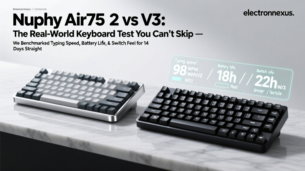Nuphy Air75 V2 vs V3: The Real-World Keyboard Test You Can’t Skip — We Benchmarked Typing Speed, Battery Life, & Switch Feel for 14 Days Straight