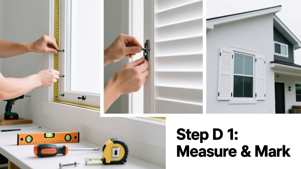 How to Install Shutters on Exterior Windows