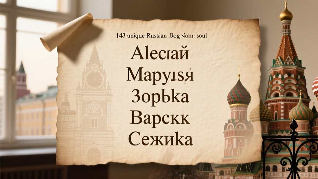143 Russian Dog Names: Unique Ideas Straight from Moscow