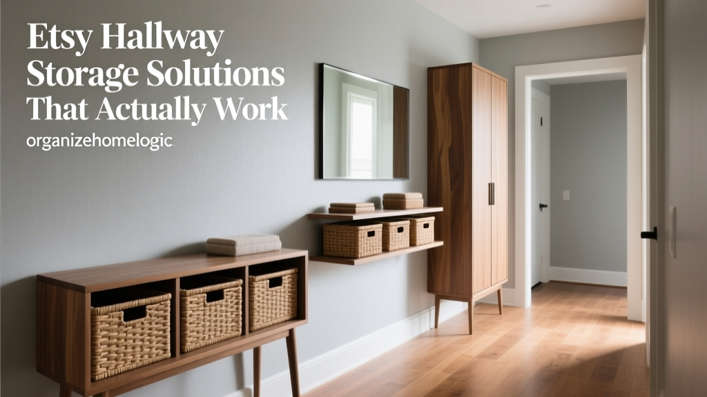 Etsy Hallway Storage Solutions That Actually Work