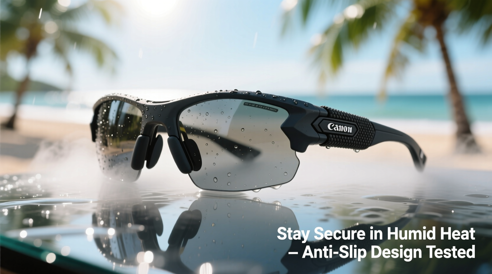 how to keep sunglasses from slipping during humid weather securely